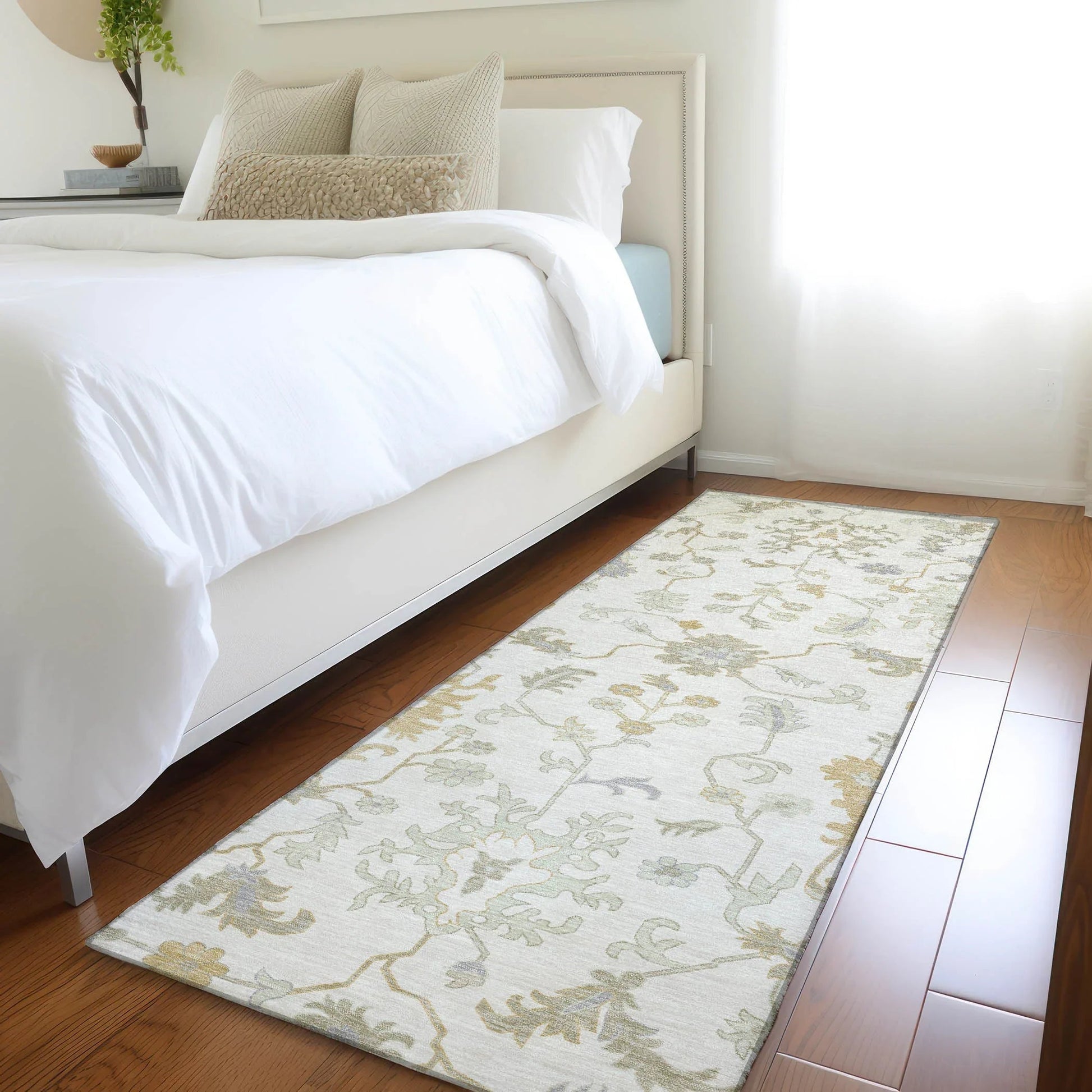 Addison Rugs Taelius Ivory Washable Indoor-Outdoor Rug