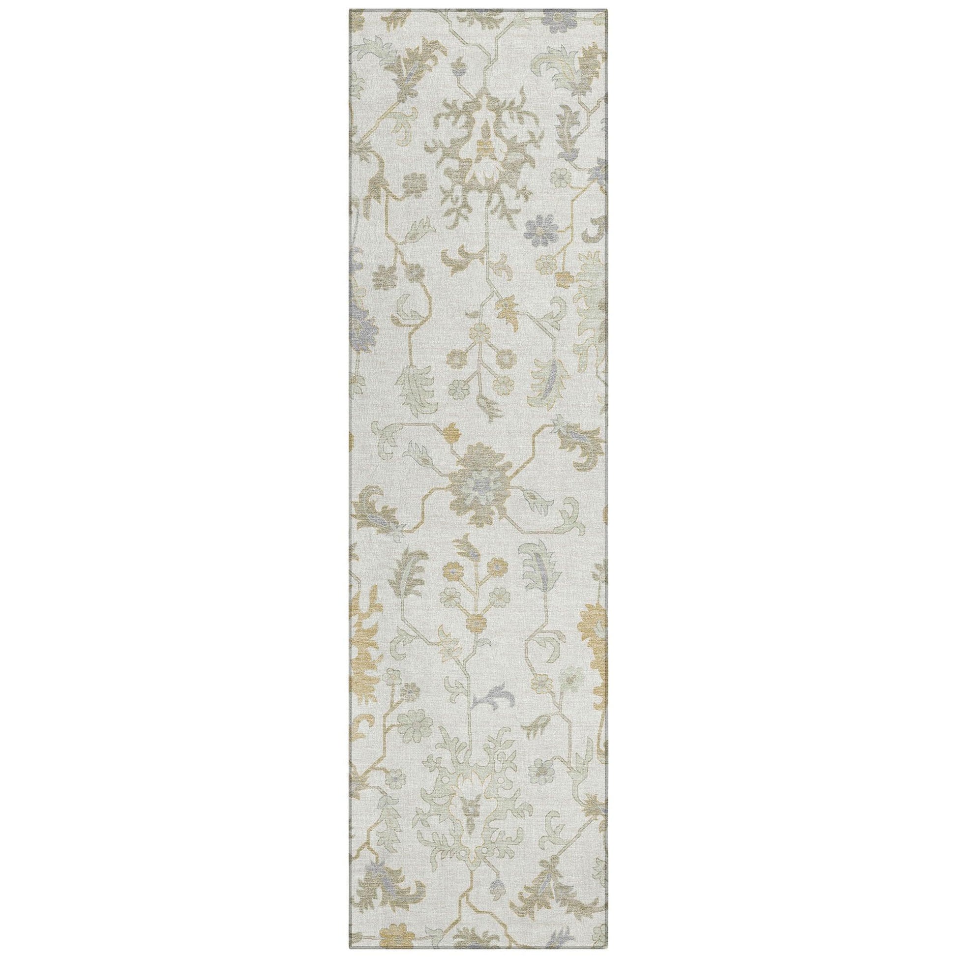 Addison Rugs Taelius Ivory Washable Indoor-Outdoor Rug