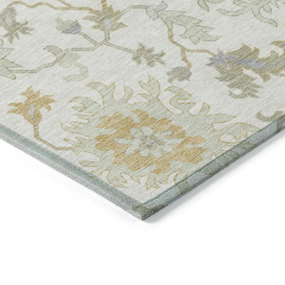 Addison Rugs Taelius Ivory Washable Indoor-Outdoor Rug