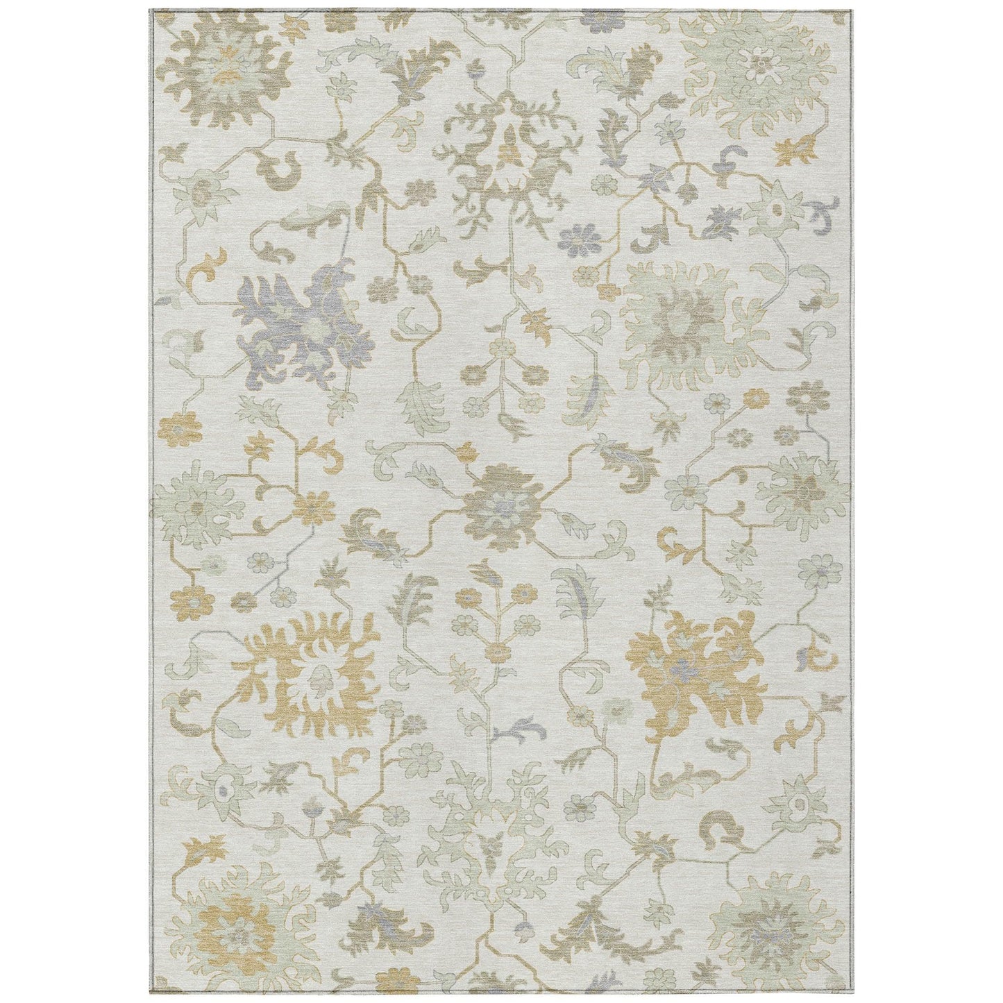 Addison Rugs Taelius Ivory Washable Indoor-Outdoor Rug