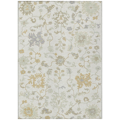 Addison Rugs Taelius Ivory Washable Indoor-Outdoor Rug