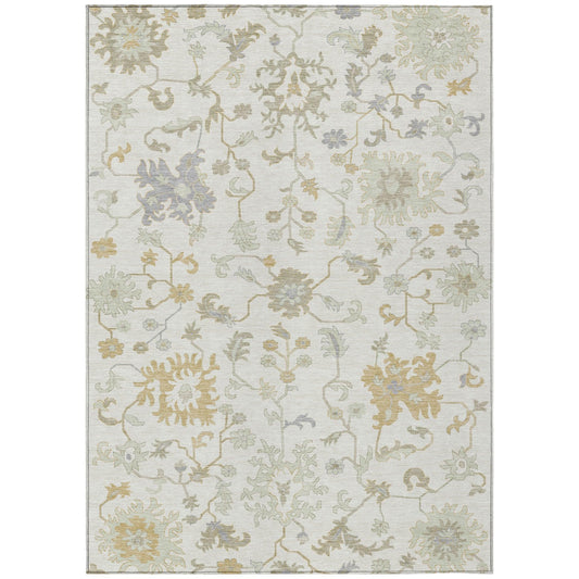 Addison Rugs Taelius Ivory Washable Indoor-Outdoor Rug
