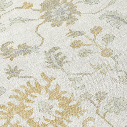 Addison Rugs Taelius Ivory Washable Indoor-Outdoor Rug