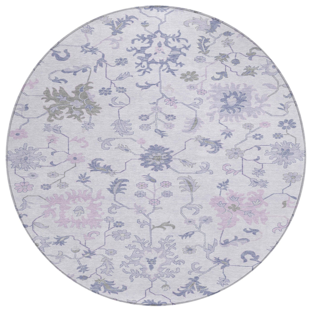 Addison Rugs Taelius Purple Washable Indoor-Outdoor Rug