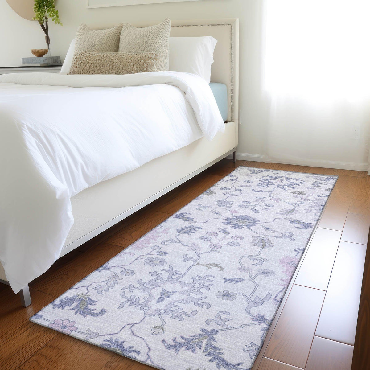 Addison Rugs Taelius Purple Washable Indoor-Outdoor Rug
