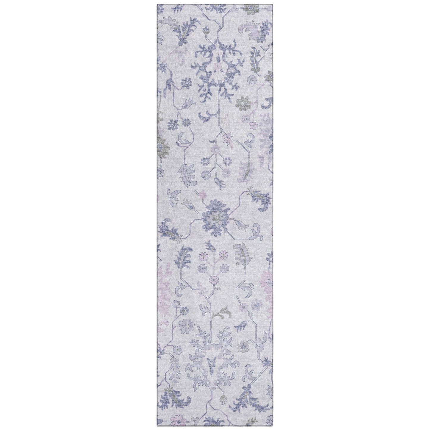 Addison Rugs Taelius Purple Washable Indoor-Outdoor Rug