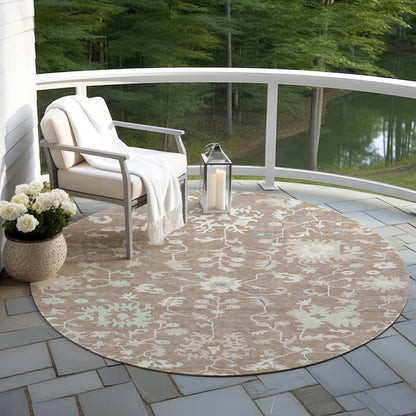 Addison Rugs Taelius Brown Washable Indoor-Outdoor Rug