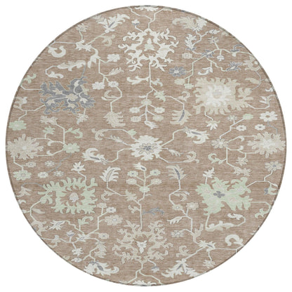 Addison Rugs Taelius Brown Washable Indoor-Outdoor Rug