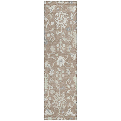 Addison Rugs Taelius Brown Washable Indoor-Outdoor Rug