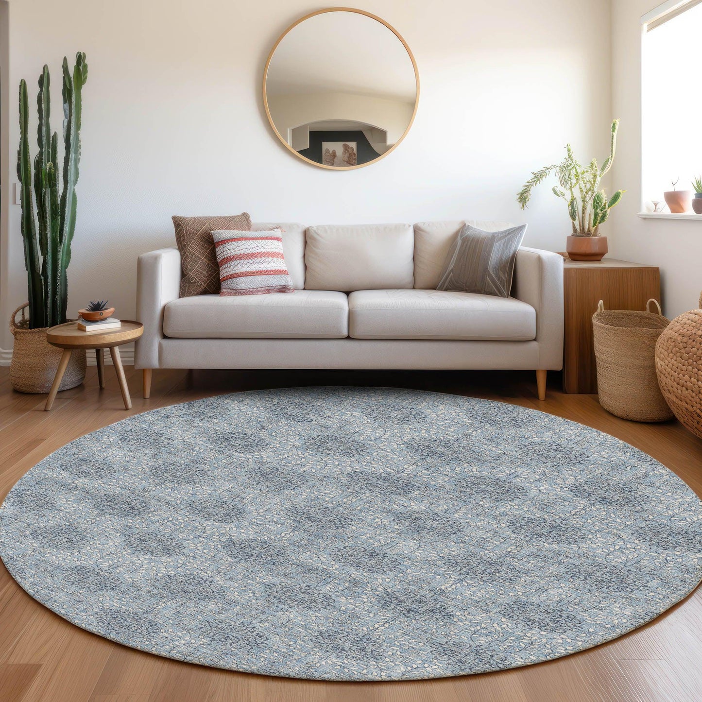 Addison Rugs Taelora Blue Washable Indoor-Outdoor Rug