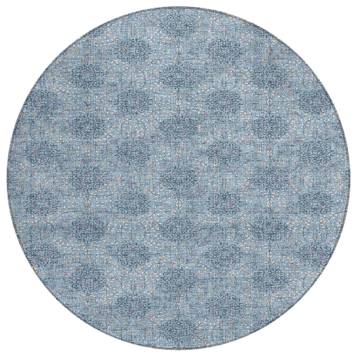 Addison Rugs Taelora Blue Washable Indoor-Outdoor Rug