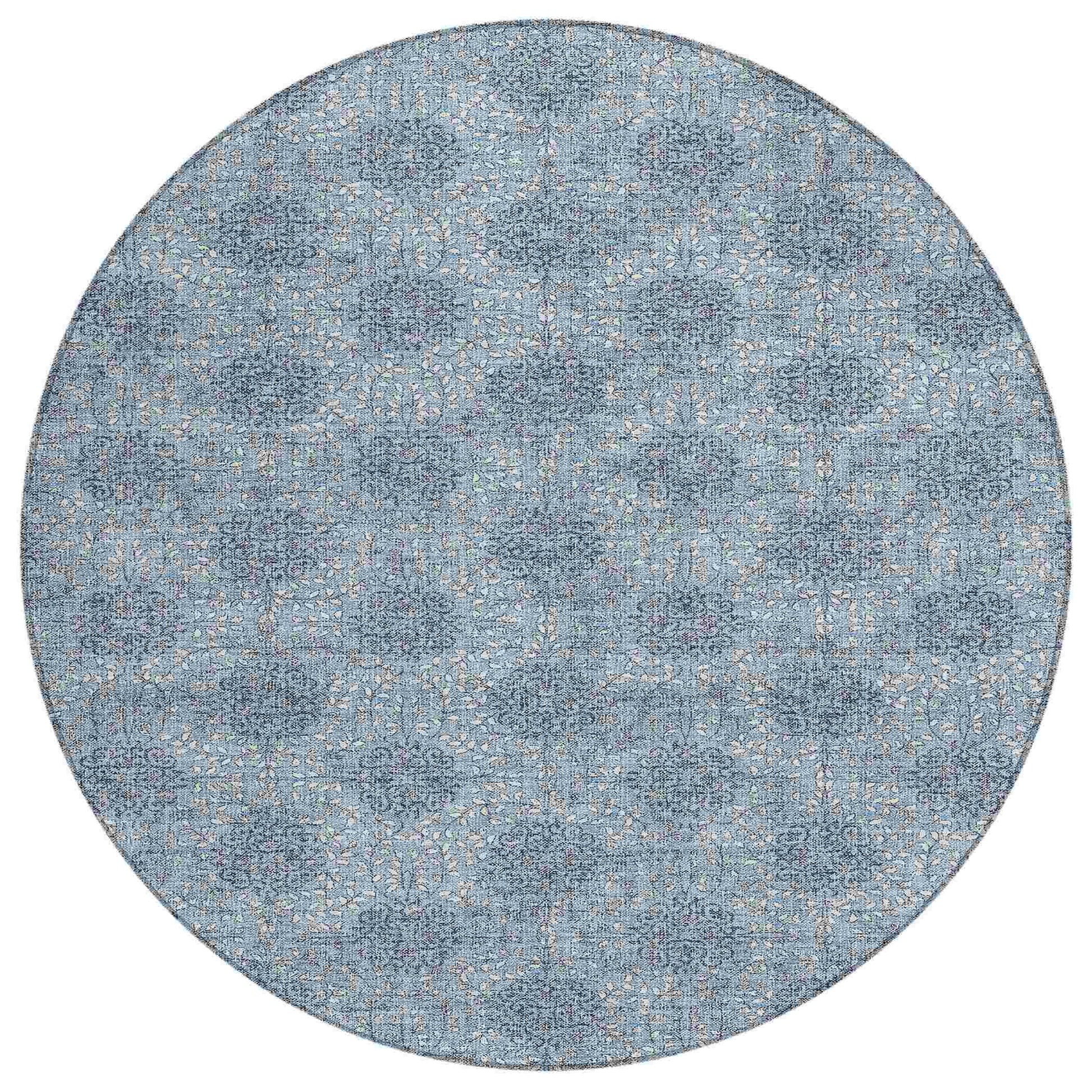 Addison Rugs Taelora Blue Washable Indoor-Outdoor Rug