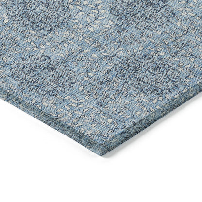 Addison Rugs Taelora Blue Washable Indoor-Outdoor Rug
