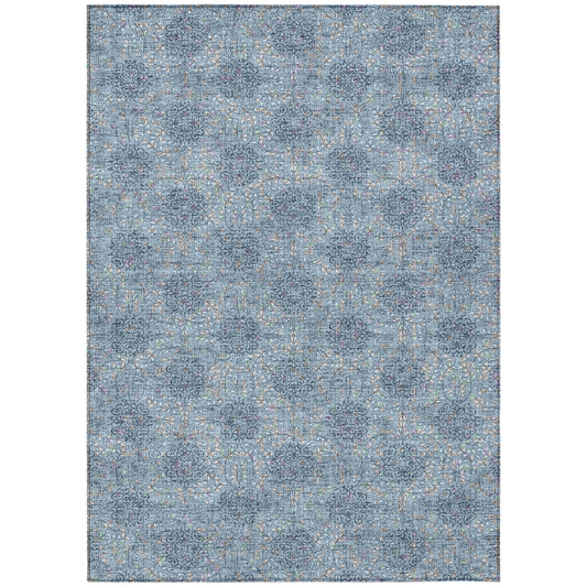 Addison Rugs Taelora Blue Washable Indoor-Outdoor Rug