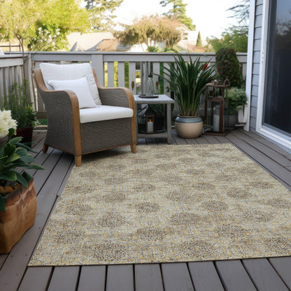 Addison Rugs Taelora Gold Washable Indoor-Outdoor Rug