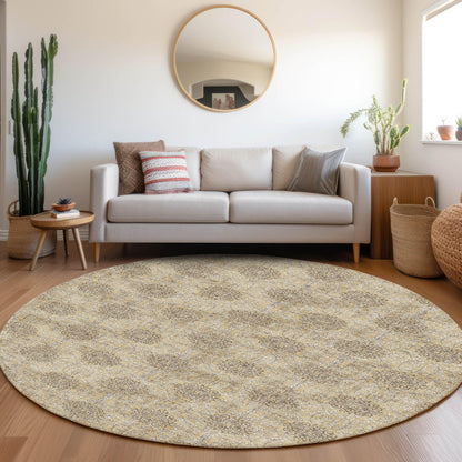 Addison Rugs Taelora Gold Washable Indoor-Outdoor Rug