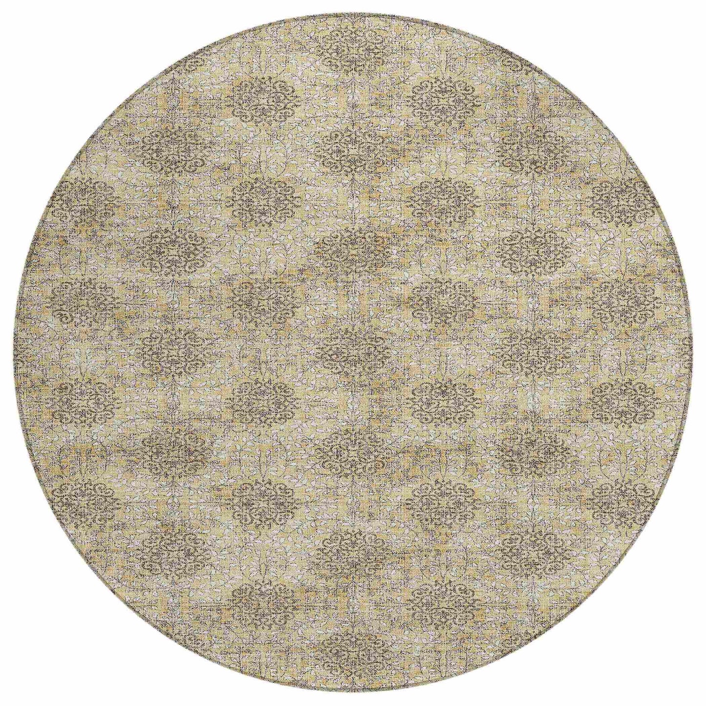 Addison Rugs Taelora Gold Washable Indoor-Outdoor Rug