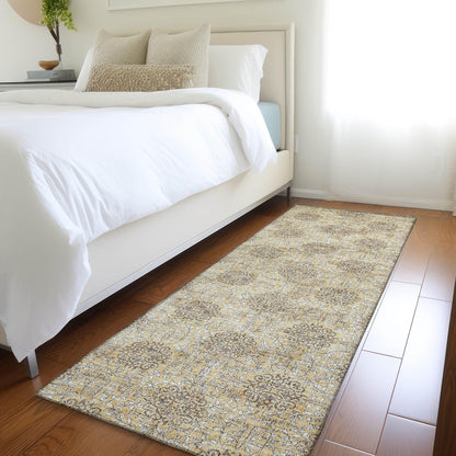 Addison Rugs Taelora Gold Washable Indoor-Outdoor Rug