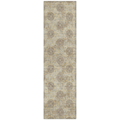 Addison Rugs Taelora Gold Washable Indoor-Outdoor Rug