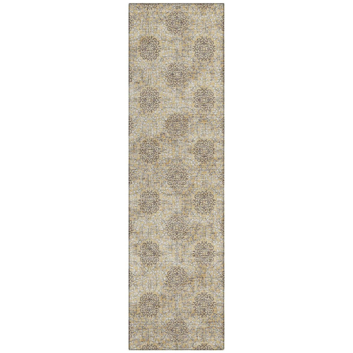 Addison Rugs Taelora Gold Washable Indoor-Outdoor Rug