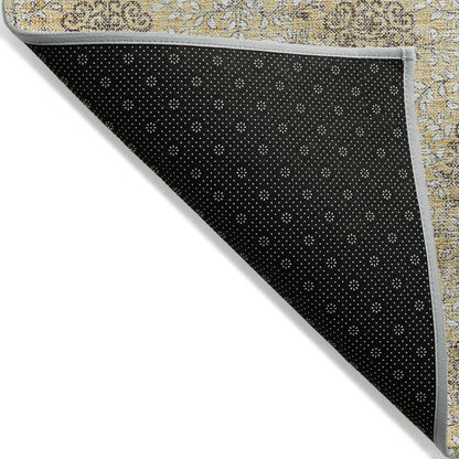 Addison Rugs Taelora Gold Washable Indoor-Outdoor Rug