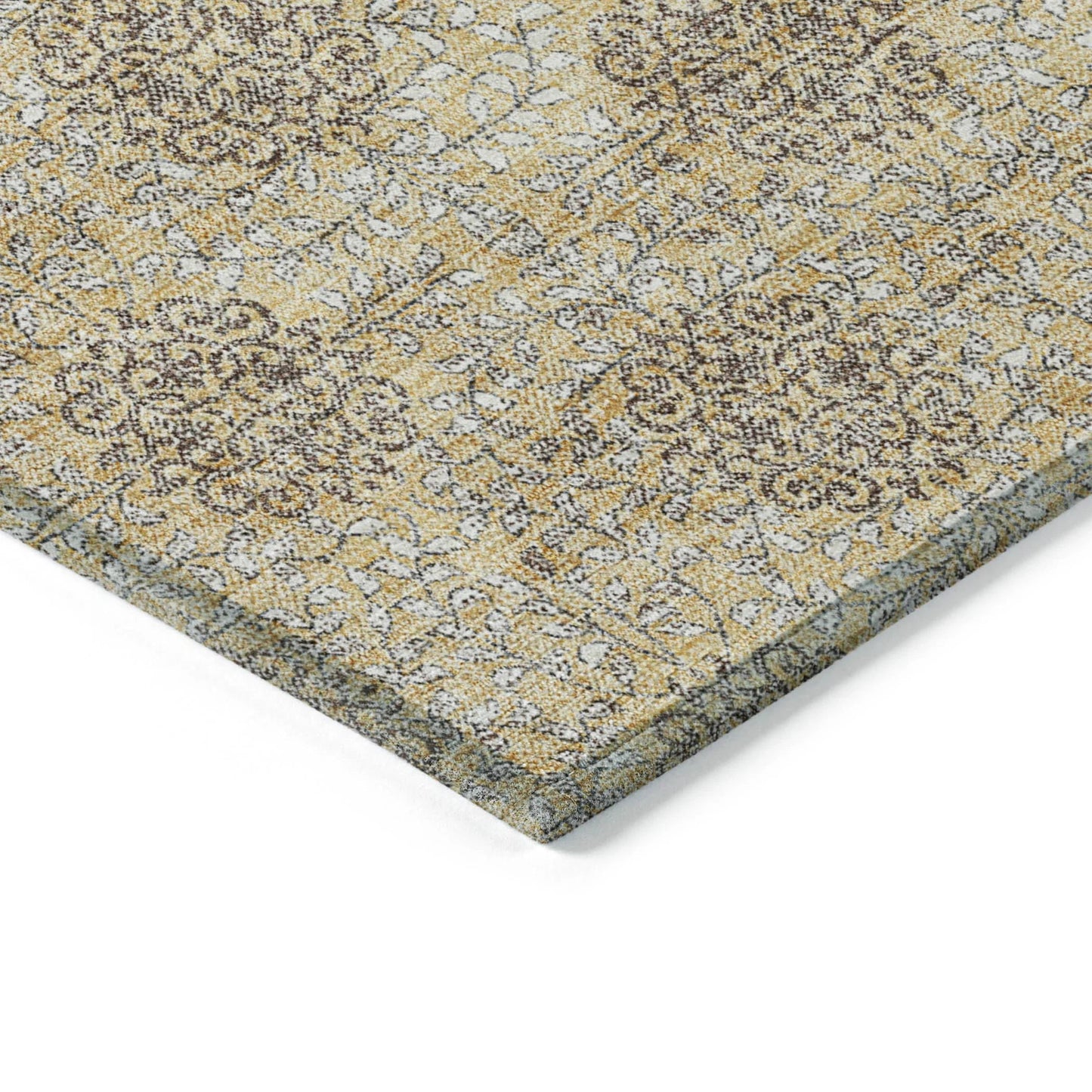 Addison Rugs Taelora Gold Washable Indoor-Outdoor Rug