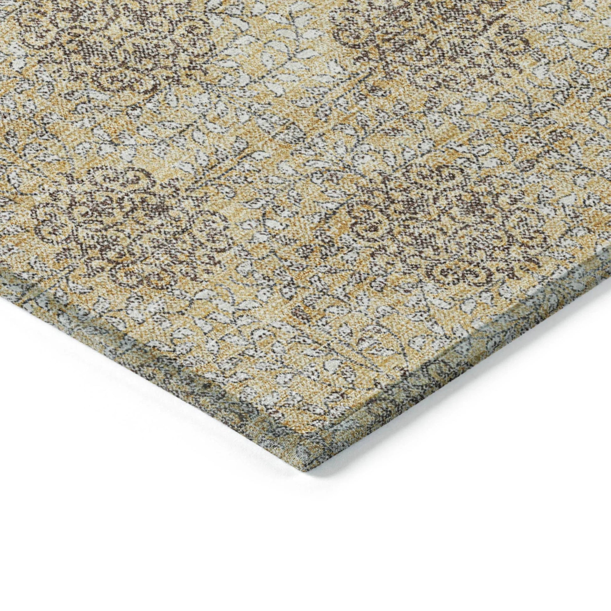 Addison Rugs Taelora Gold Washable Indoor-Outdoor Rug