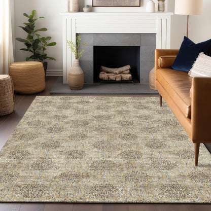 Addison Rugs Taelora Gold Washable Indoor-Outdoor Rug