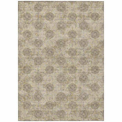 Addison Rugs Taelora Gold Washable Indoor-Outdoor Rug