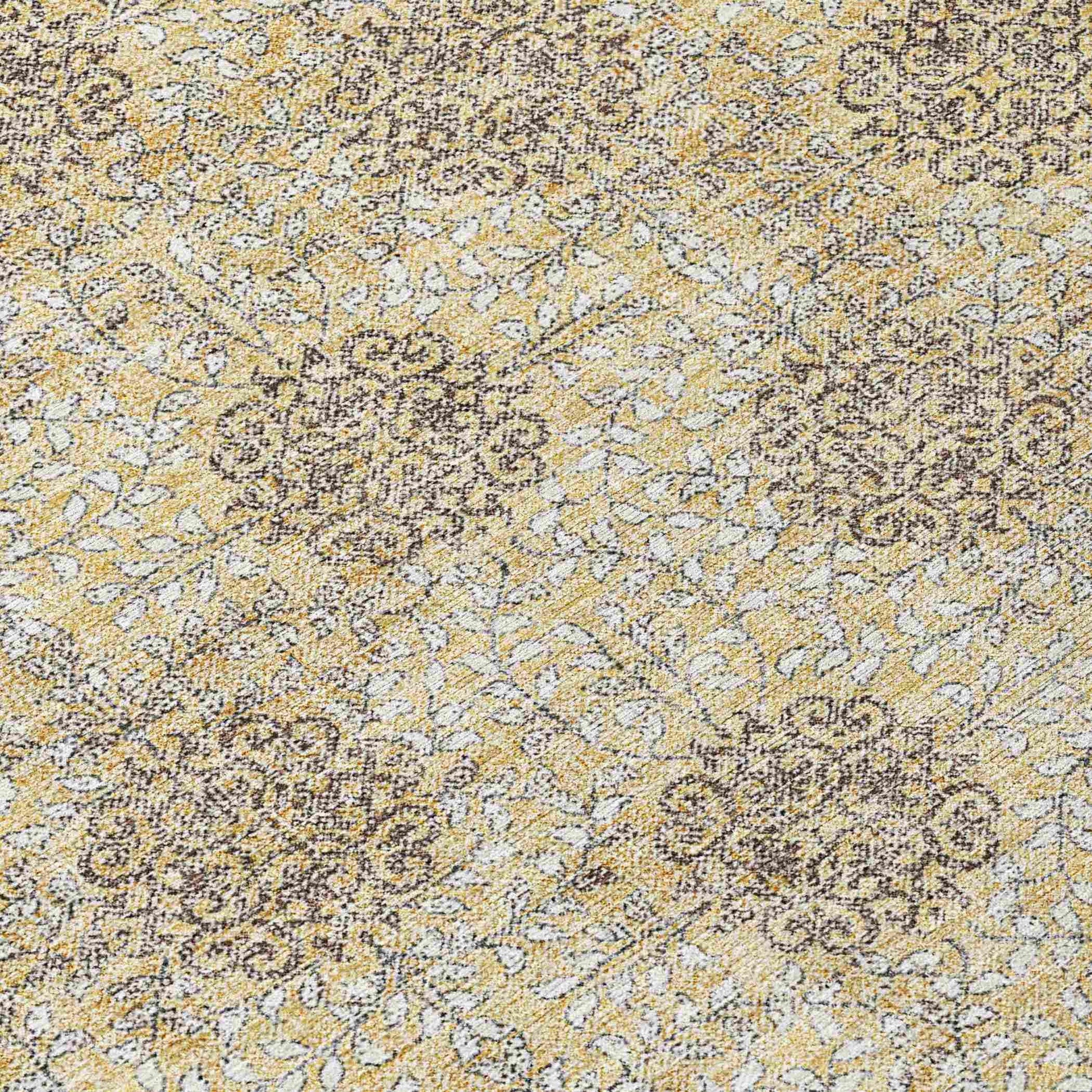 Addison Rugs Taelora Gold Washable Indoor-Outdoor Rug