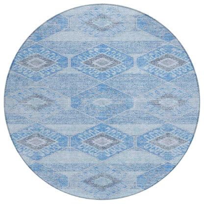 Addison Rugs Uraain Blue Washable Indoor-Outdoor Rug