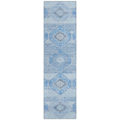 Addison Rugs Uraain Blue Washable Indoor-Outdoor Rug