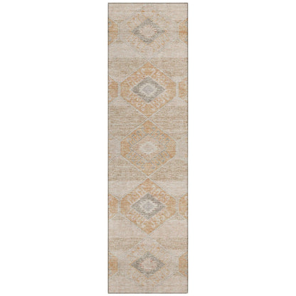 Addison Rugs Uraain Orange Washable Indoor-Outdoor Rug