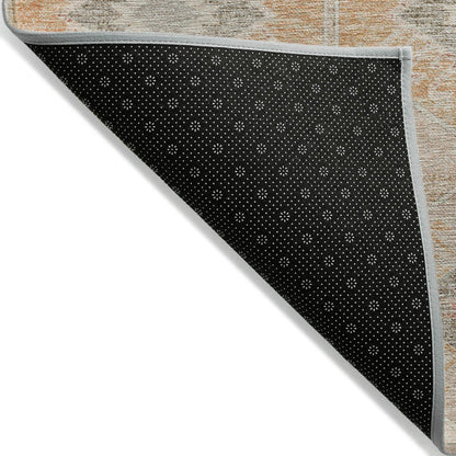 Addison Rugs Uraain Orange Washable Indoor-Outdoor Rug
