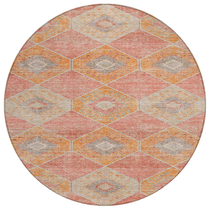 Addison Rugs Uraain Coral Washable Indoor-Outdoor Rug
