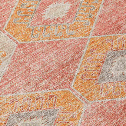 Addison Rugs Uraain Coral Washable Indoor-Outdoor Rug