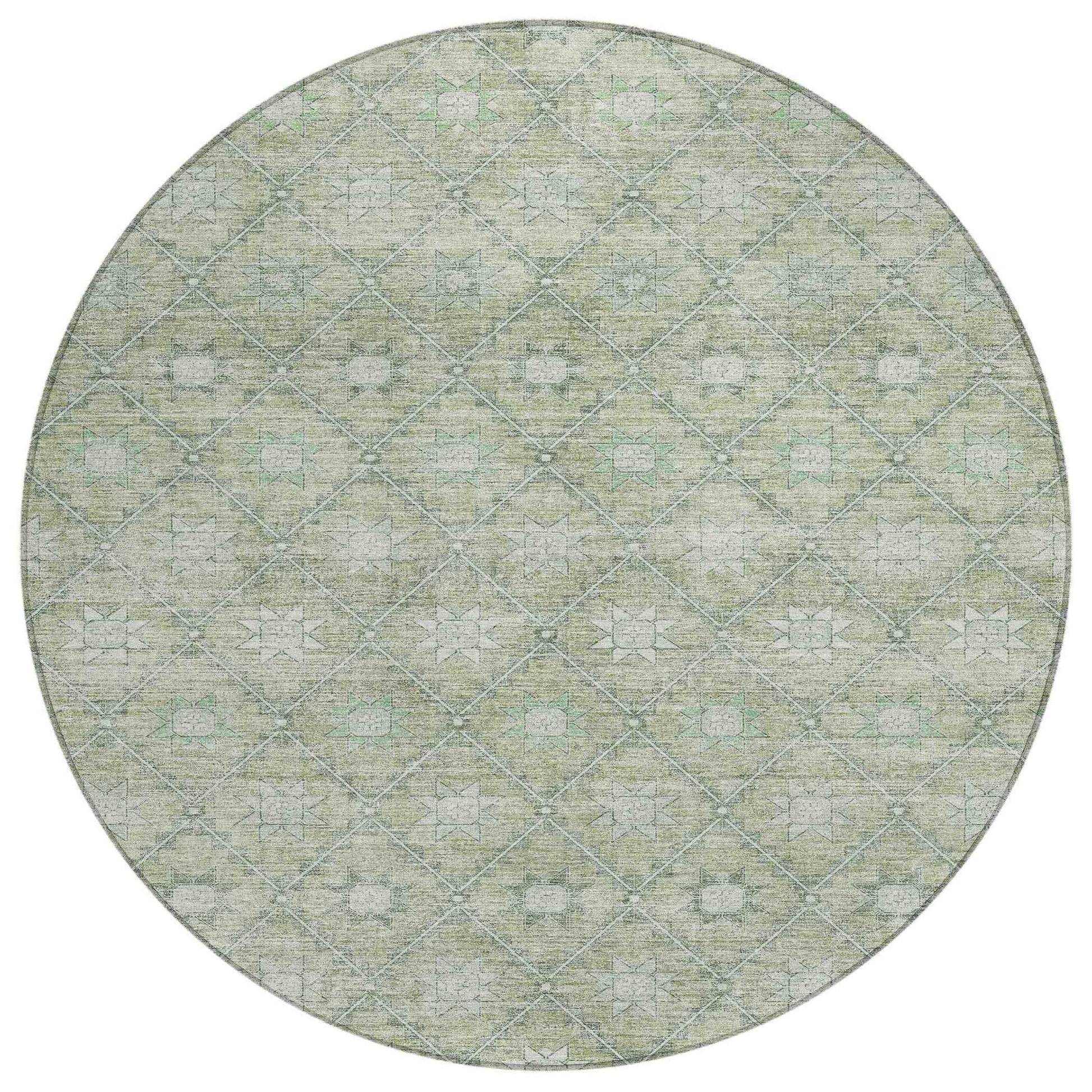 Addison Rugs Uraas Aloe Washable Indoor-Outdoor Rug