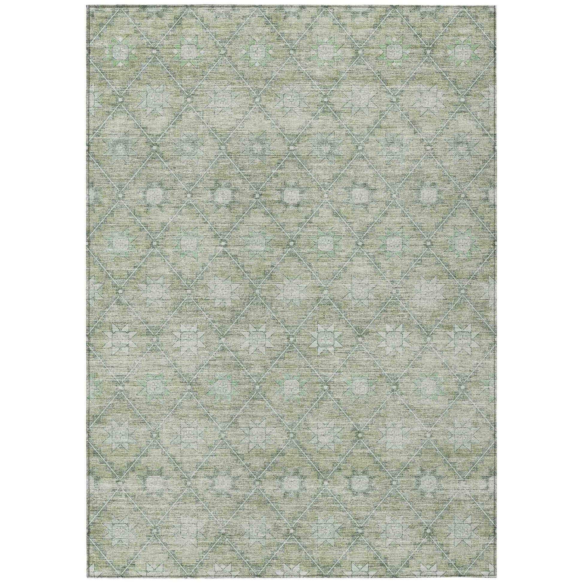 Addison Rugs Uraas Aloe Washable Indoor-Outdoor Rug