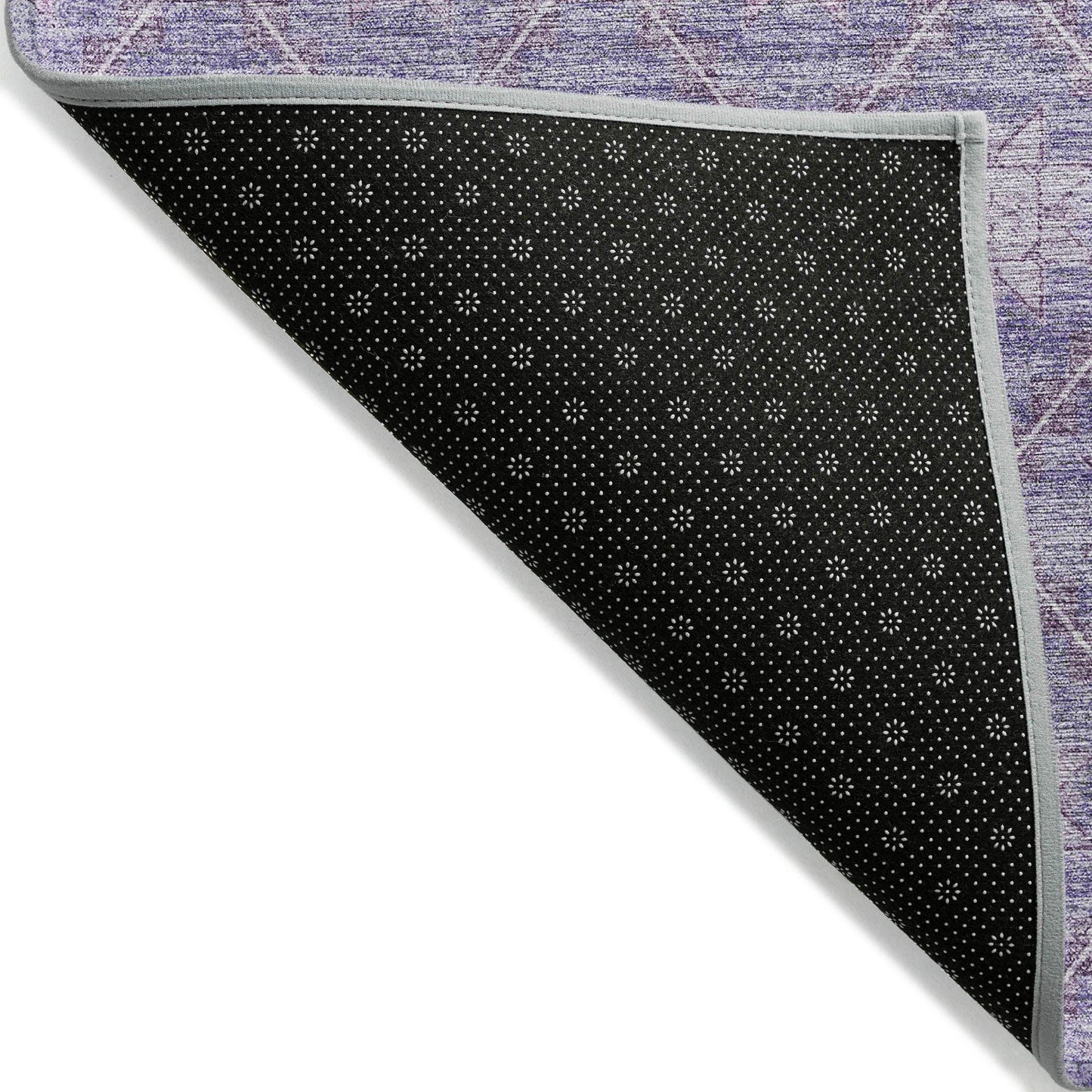 Addison Rugs Uraas Purple Washable Indoor-Outdoor Rug