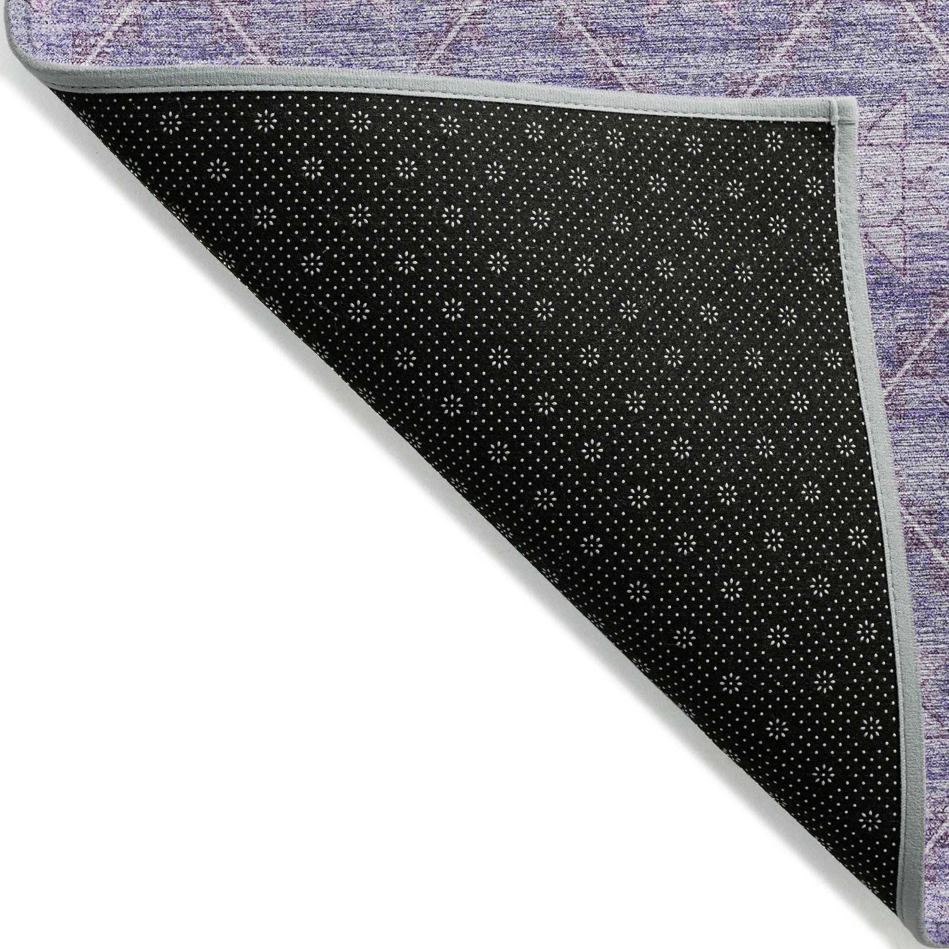 Addison Rugs Uraas Purple Washable Indoor-Outdoor Rug