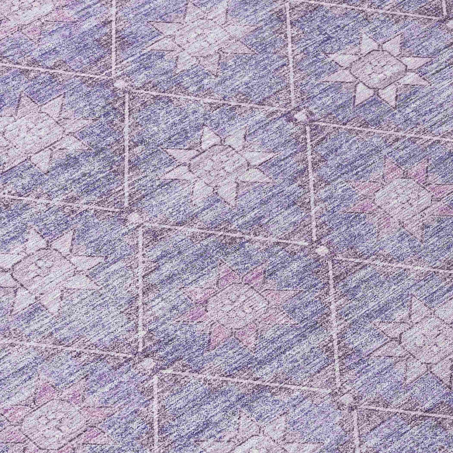 Addison Rugs Uraas Purple Washable Indoor-Outdoor Rug