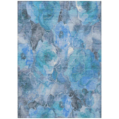 Addison Rugs Uraien Blue Washable Indoor-Outdoor Rug