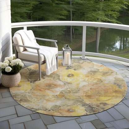 Addison Rugs Uraien Gold Washable Indoor-Outdoor Rug