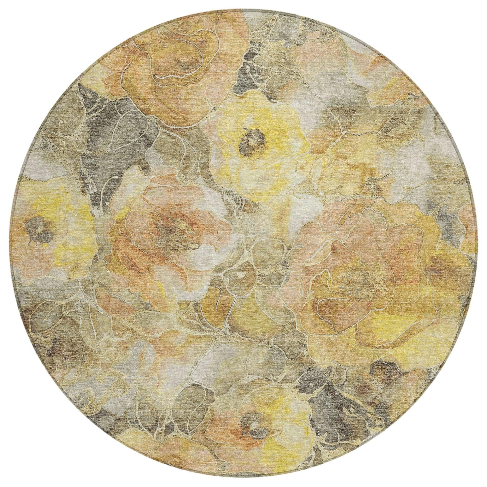 Addison Rugs Uraien Gold Washable Indoor-Outdoor Rug
