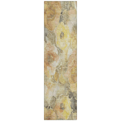 Addison Rugs Uraien Gold Washable Indoor-Outdoor Rug