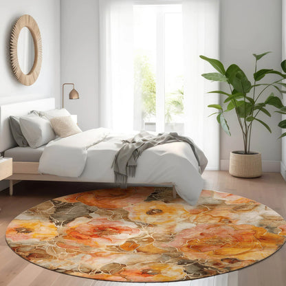 Addison Rugs Uraien Orange Washable Indoor-Outdoor Rug
