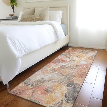Addison Rugs Uraien Peach Washable Indoor-Outdoor Rug
