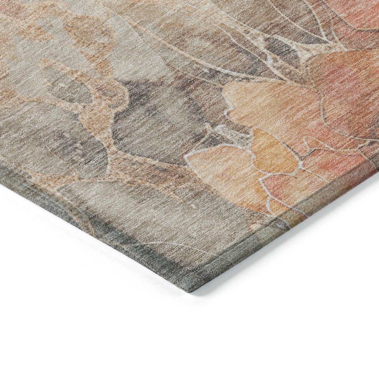 Addison Rugs Uraien Peach Washable Indoor-Outdoor Rug