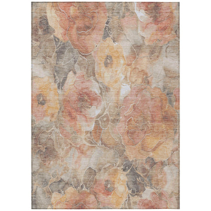 Addison Rugs Uraien Peach Washable Indoor-Outdoor Rug