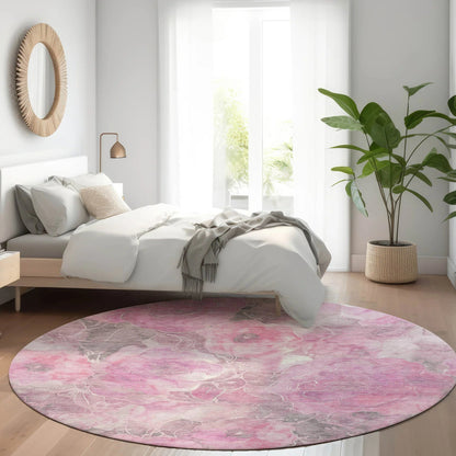 Addison Rugs Uraien Pink Washable Indoor-Outdoor Rug
